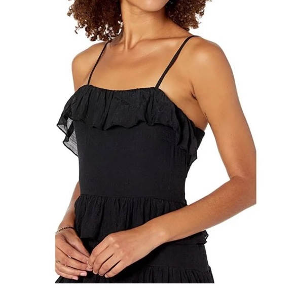 Black multi ruffled dress - Picture 3 of 5